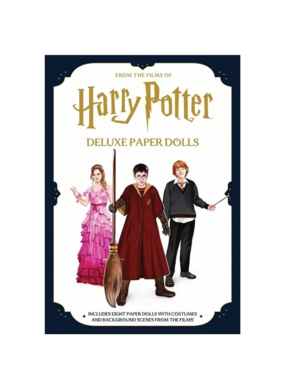 Harry Potter Deluxe Paper Dolls Book With Costumes & Background Scenes From The